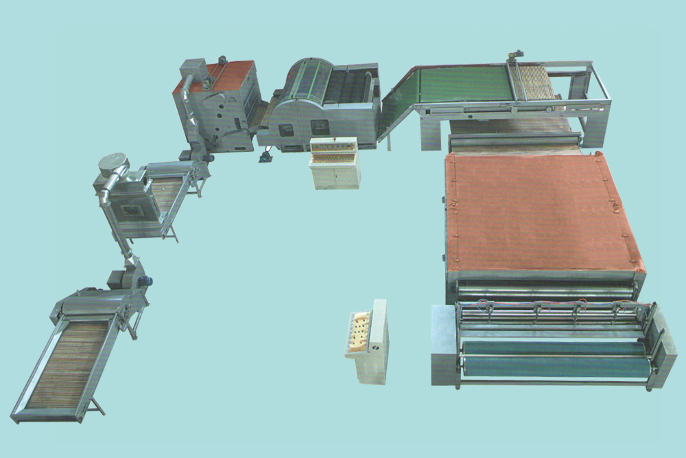 DH-3 No glue cotton production line (electric heating)